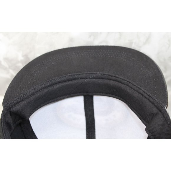 OG Hustle Black Flat Bill California Republic Hat Ball Cap - Picture 4 of 8